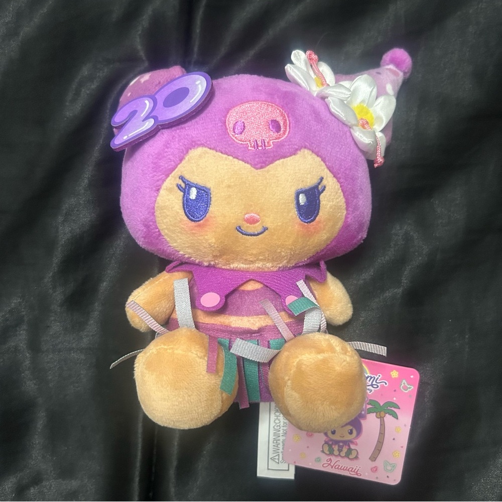 LIMITED EDITION Hawaii Kuromi 20th Anniversary Plush